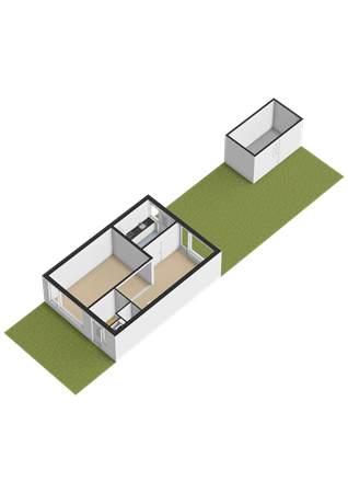 Floorplan - Schaapherdershoek 17, 2231 AC Rijnsburg